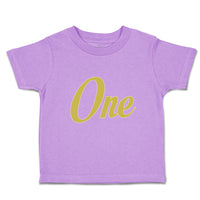 Toddler Clothes Golden 1 Birthday Celebration Age Toddler Shirt Cotton