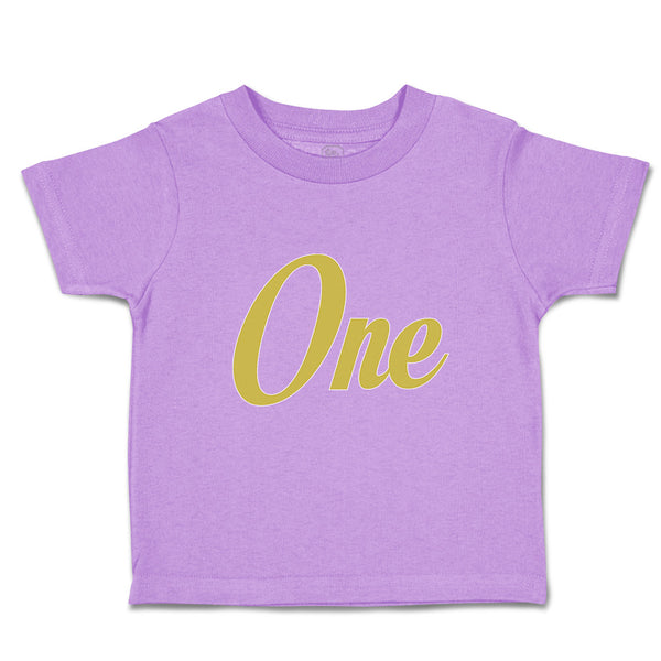 Toddler Clothes Golden 1 Birthday Celebration Age Toddler Shirt Cotton