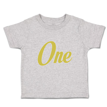 Toddler Clothes Golden 1 Birthday Celebration Age Toddler Shirt Cotton