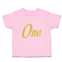 Toddler Clothes Golden 1 Birthday Celebration Age Toddler Shirt Cotton