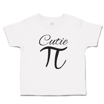 Toddler Clothes Cutie Pi, Mathematical Symbol Toddler Shirt Baby Clothes Cotton