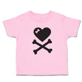 Toddler Girl Clothes Crossbone Hearth with Bow Toddler Shirt Baby Clothes Cotton