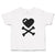 Toddler Girl Clothes Crossbone Hearth with Bow Toddler Shirt Baby Clothes Cotton