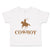 Cute Toddler Clothes Cowboy Western A Toddler Shirt Baby Clothes Cotton