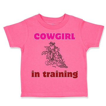 Toddler Girl Clothes Cowgirl in Training Western Style A Toddler Shirt Cotton