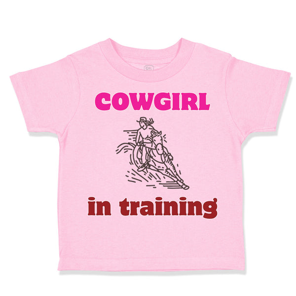 Toddler Girl Clothes Cowgirl in Training Western Style A Toddler Shirt Cotton
