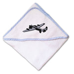 Baby Hooded Towel Military Plane Halifax Bomber Embroidery Kids Bath Robe Cotton - Cute Rascals