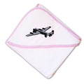 Baby Hooded Towel Military Plane Halifax Bomber Embroidery Kids Bath Robe Cotton