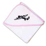 Baby Hooded Towel Military Plane Halifax Bomber Embroidery Kids Bath Robe Cotton - Cute Rascals