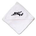 Baby Hooded Towel Military Plane Halifax Bomber Embroidery Kids Bath Robe Cotton