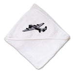 Baby Hooded Towel Military Plane Halifax Bomber Embroidery Kids Bath Robe Cotton - Cute Rascals