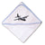Baby Hooded Towel C-130 Aircraft Embroidery Kids Bath Robe Cotton - Cute Rascals