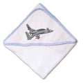 Baby Hooded Towel Personal Aircraft Embroidery Kids Bath Robe Cotton