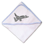Baby Hooded Towel Personal Aircraft Embroidery Kids Bath Robe Cotton - Cute Rascals