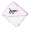 Baby Hooded Towel Personal Aircraft Embroidery Kids Bath Robe Cotton