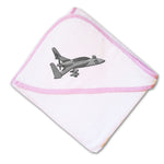 Baby Hooded Towel Personal Aircraft Embroidery Kids Bath Robe Cotton - Cute Rascals