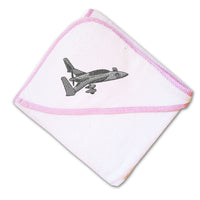 Baby Hooded Towel Personal Aircraft Embroidery Kids Bath Robe Cotton - Cute Rascals