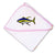 Baby Hooded Towel Tuna Embroidery Kids Bath Robe Cotton - Cute Rascals