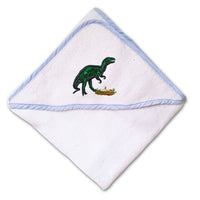 Baby Hooded Towel Wildlife Dinosaur Embroidery Kids Bath Robe Cotton - Cute Rascals