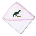 Baby Hooded Towel Wildlife Dinosaur Embroidery Kids Bath Robe Cotton - Cute Rascals