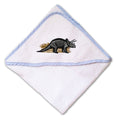 Baby Hooded Towel Dinosaur B Embroidery Kids Bath Robe Cotton