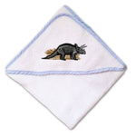 Baby Hooded Towel Dinosaur B Embroidery Kids Bath Robe Cotton - Cute Rascals