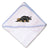 Baby Hooded Towel Dinosaur B Embroidery Kids Bath Robe Cotton - Cute Rascals