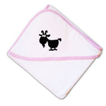 Baby Hooded Towel Cute Goat Animal Embroidery Kids Bath Robe Cotton - Cute Rascals