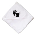 Baby Hooded Towel Cute Goat Animal Embroidery Kids Bath Robe Cotton