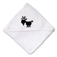 Baby Hooded Towel Cute Goat Animal Embroidery Kids Bath Robe Cotton - Cute Rascals