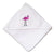 Baby Hooded Towel Flamingo Pink and Lavender Embroidery Kids Bath Robe Cotton - Cute Rascals