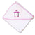 Baby Hooded Towel Flamingo Couple Heart Peak Embroidery Kids Bath Robe Cotton - Cute Rascals