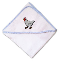 Baby Hooded Towel Farm Chicken Embroidery Kids Bath Robe Cotton - Cute Rascals