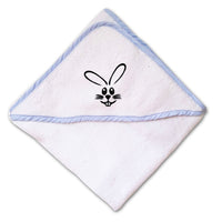 Baby Hooded Towel Bunny Face with Teeth Embroidery Kids Bath Robe Cotton - Cute Rascals