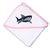 Baby Hooded Towel Angry Shark with Big Teeth Embroidery Kids Bath Robe Cotton - Cute Rascals