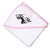 Baby Hooded Towel Angry Shark Face Outline Embroidery Kids Bath Robe Cotton - Cute Rascals