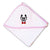 Baby Hooded Towel Smart Dog Face Red Bow Tie Embroidery Kids Bath Robe Cotton - Cute Rascals