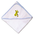 Baby Hooded Towel Cute Giraffe Face Embroidery Kids Bath Robe Cotton - Cute Rascals
