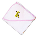 Baby Hooded Towel Cute Giraffe Face Embroidery Kids Bath Robe Cotton - Cute Rascals