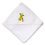 Baby Hooded Towel Cute Giraffe Face Embroidery Kids Bath Robe Cotton - Cute Rascals