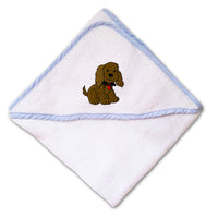 Baby Hooded Towel Puppy Dog Embroidery Kids Bath Robe Cotton - Cute Rascals