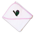 Baby Hooded Towel Baseball Alien Embroidery Kids Bath Robe Cotton