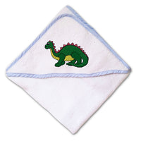 Baby Hooded Towel Cute Dinosaur Embroidery Kids Bath Robe Cotton - Cute Rascals