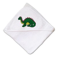 Baby Hooded Towel Cute Dinosaur Embroidery Kids Bath Robe Cotton - Cute Rascals