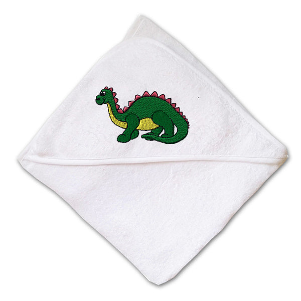 Baby Hooded Towel Cute Dinosaur Embroidery Kids Bath Robe Cotton - Cute Rascals