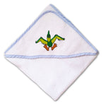 Baby Hooded Towel Pterodactyl Embroidery Kids Bath Robe Cotton - Cute Rascals