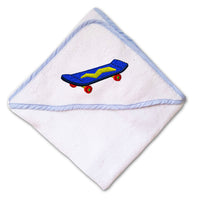 Baby Hooded Towel Toy Skateboard Embroidery Kids Bath Robe Cotton - Cute Rascals