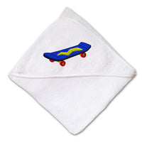 Baby Hooded Towel Toy Skateboard Embroidery Kids Bath Robe Cotton - Cute Rascals