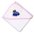 Baby Hooded Towel Kid Compact Car City Embroidery Kids Bath Robe Cotton