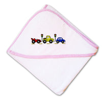 Baby Hooded Towel Kid Cars Border Lights Embroidery Kids Bath Robe Cotton - Cute Rascals